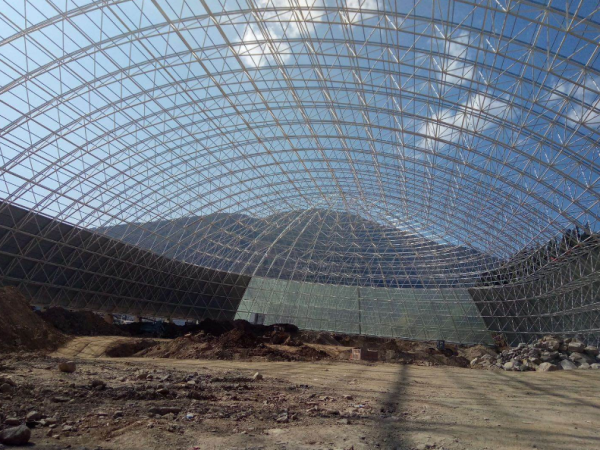 古交干煤棚网架加工案例