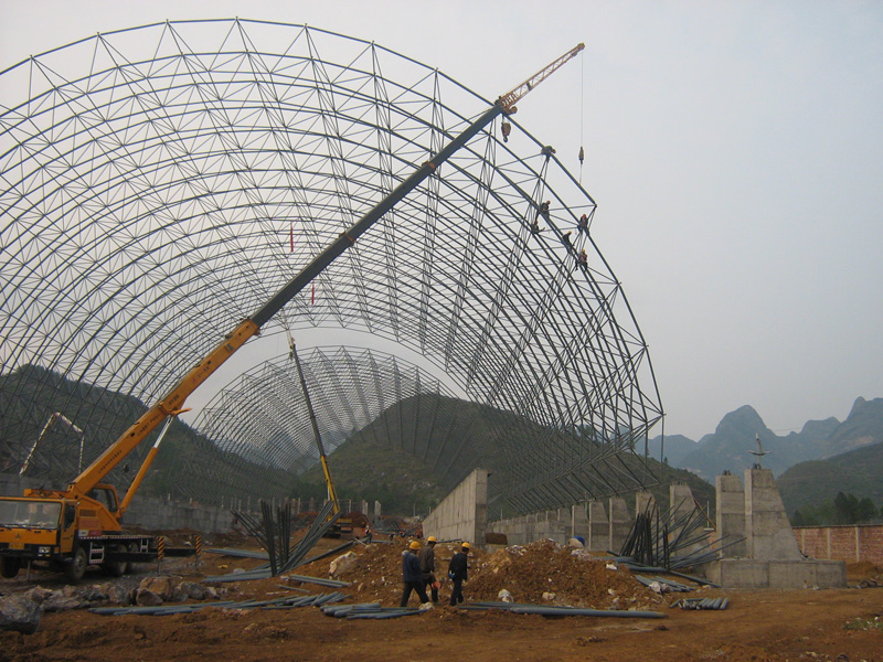 古交电厂网架煤棚