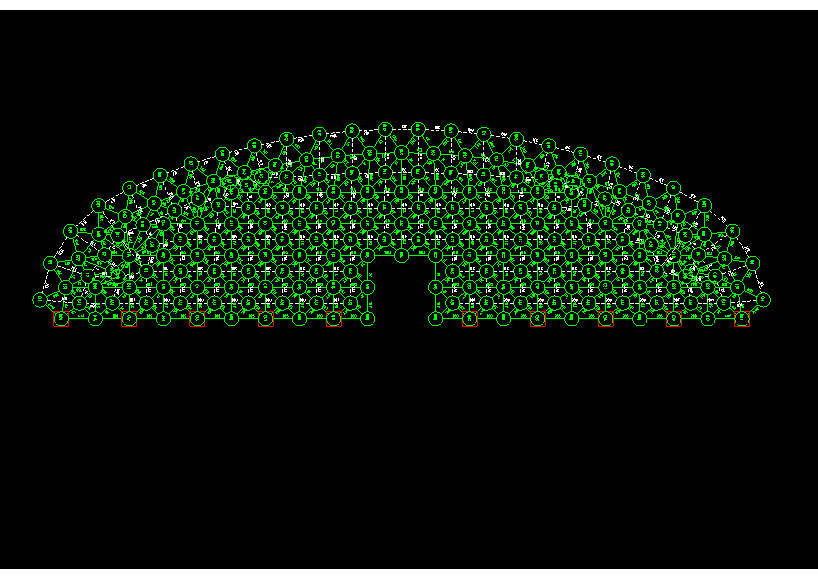 古交锡林浩特91跨，1000米长干煤棚网架设计